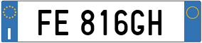 Truck License Plate